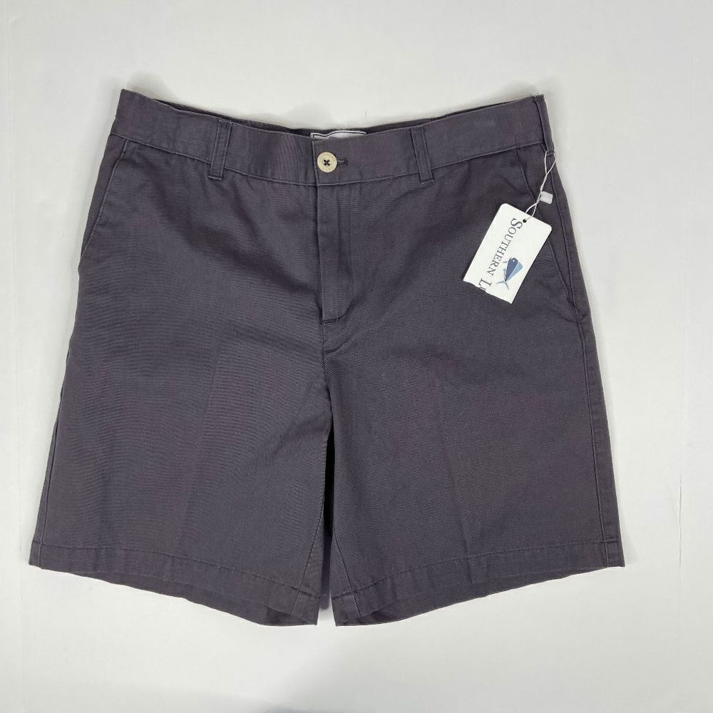 Southern Lure Twill Chino Regular Mid Rise Shorts Boy’s Gray Slate Size 18 NWT
